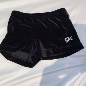 Adult extra small GK velvet gymnastics short